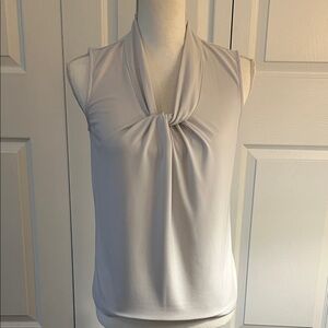 Calvin Klein Ivory Sleeveless Blouse